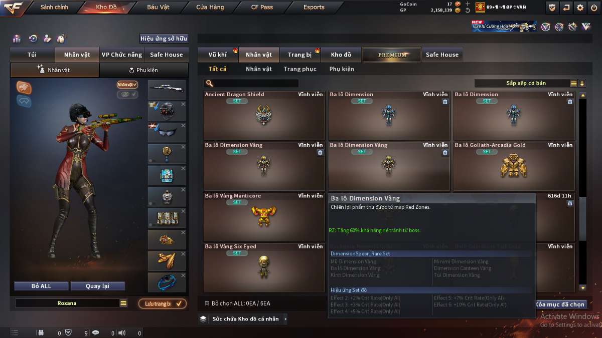 shop acc cf uy tin gia re